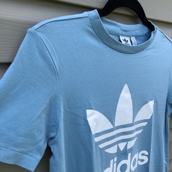 ADIDAS | Trefoil Sky Blue Tee - Picture 3 of 6